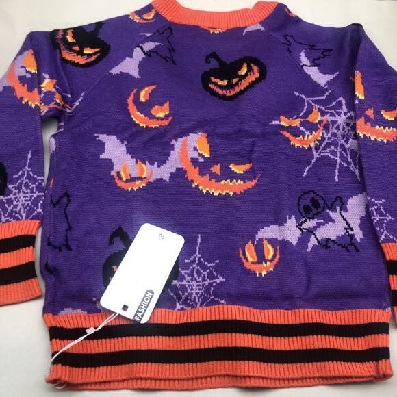 Halloween Costumes Thanksgiving Pullover Crewneck Ugly Sweater Size 9-10Y *READ - Picture 15 of 15